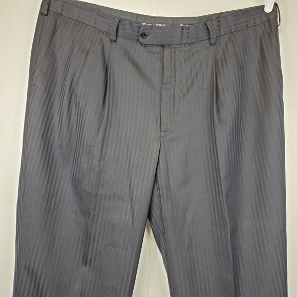 Versace subtle striped men's trouser pants size 44 ( see measurements) - Picture 9 of 11